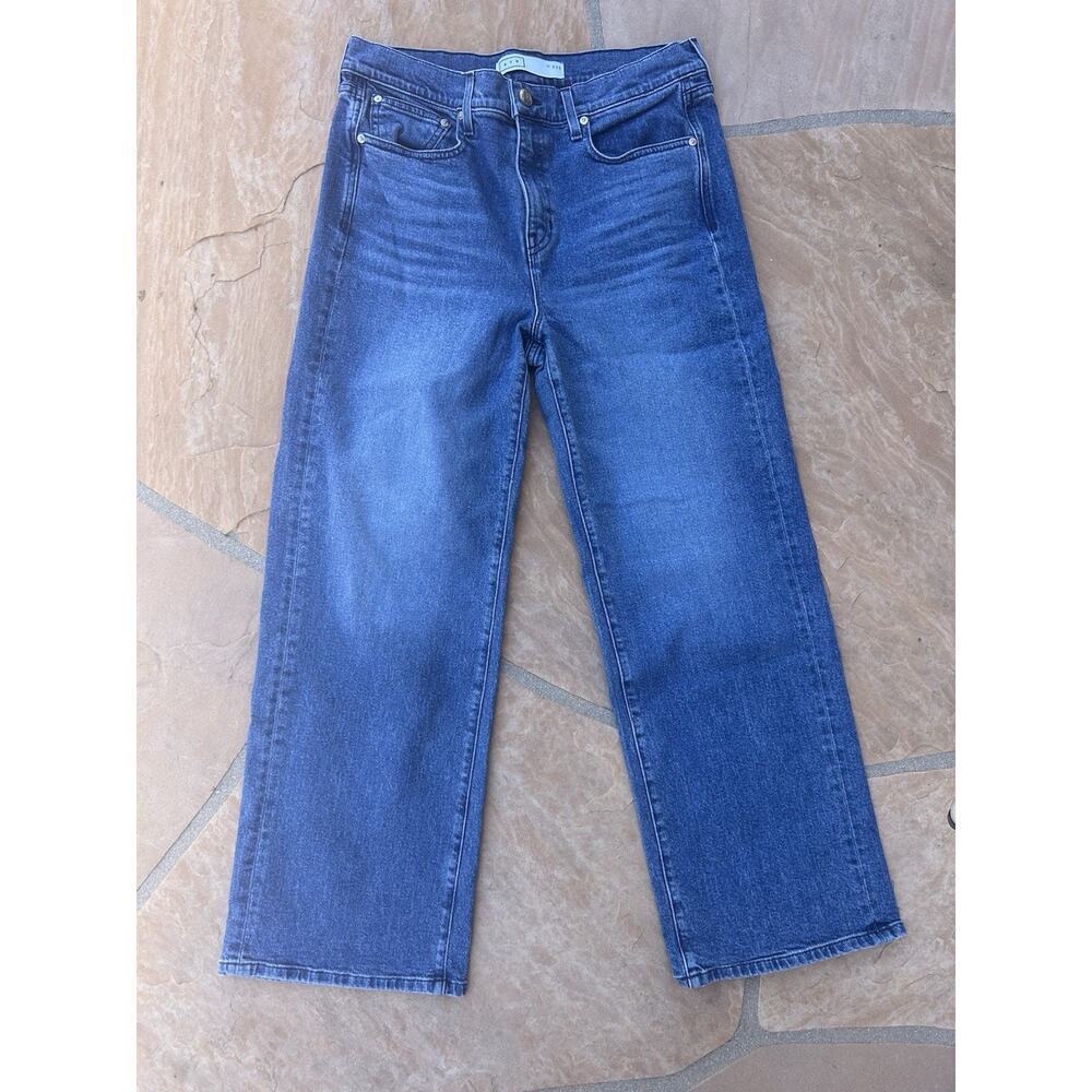 AYR Women's Secret Sauce Wide-Leg Jeans in Medium Blue